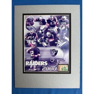 2000 Oakland Raiders Team Color Photo Collage Photo File Woodson Gannon Russell